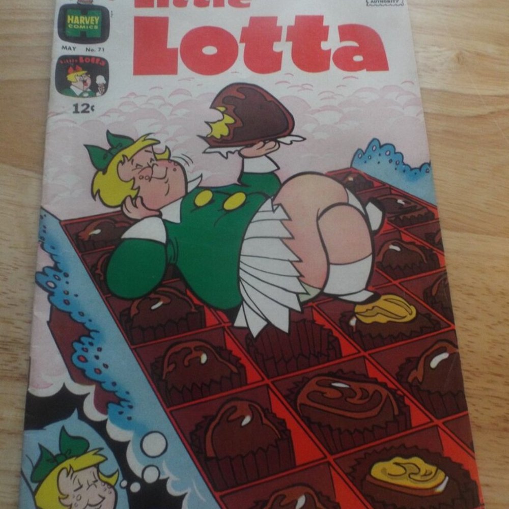 Vintage 1967 Little Lotta #71 Harvey Comic Book